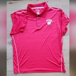 Champion Wisconsin Badgers polo shirt XL